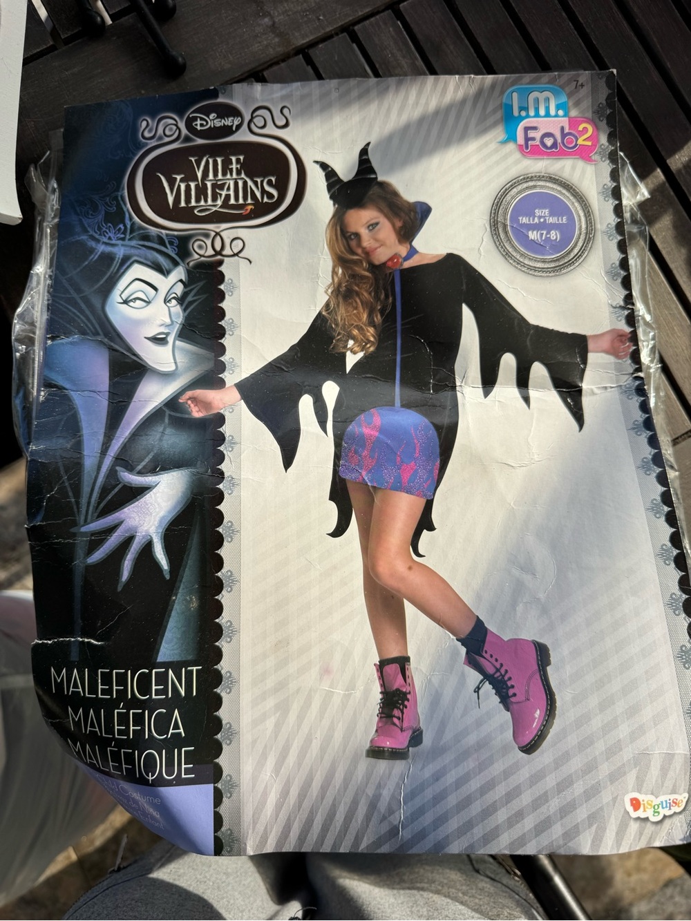 Disney Maleficent Costume Teen Medium 7/8